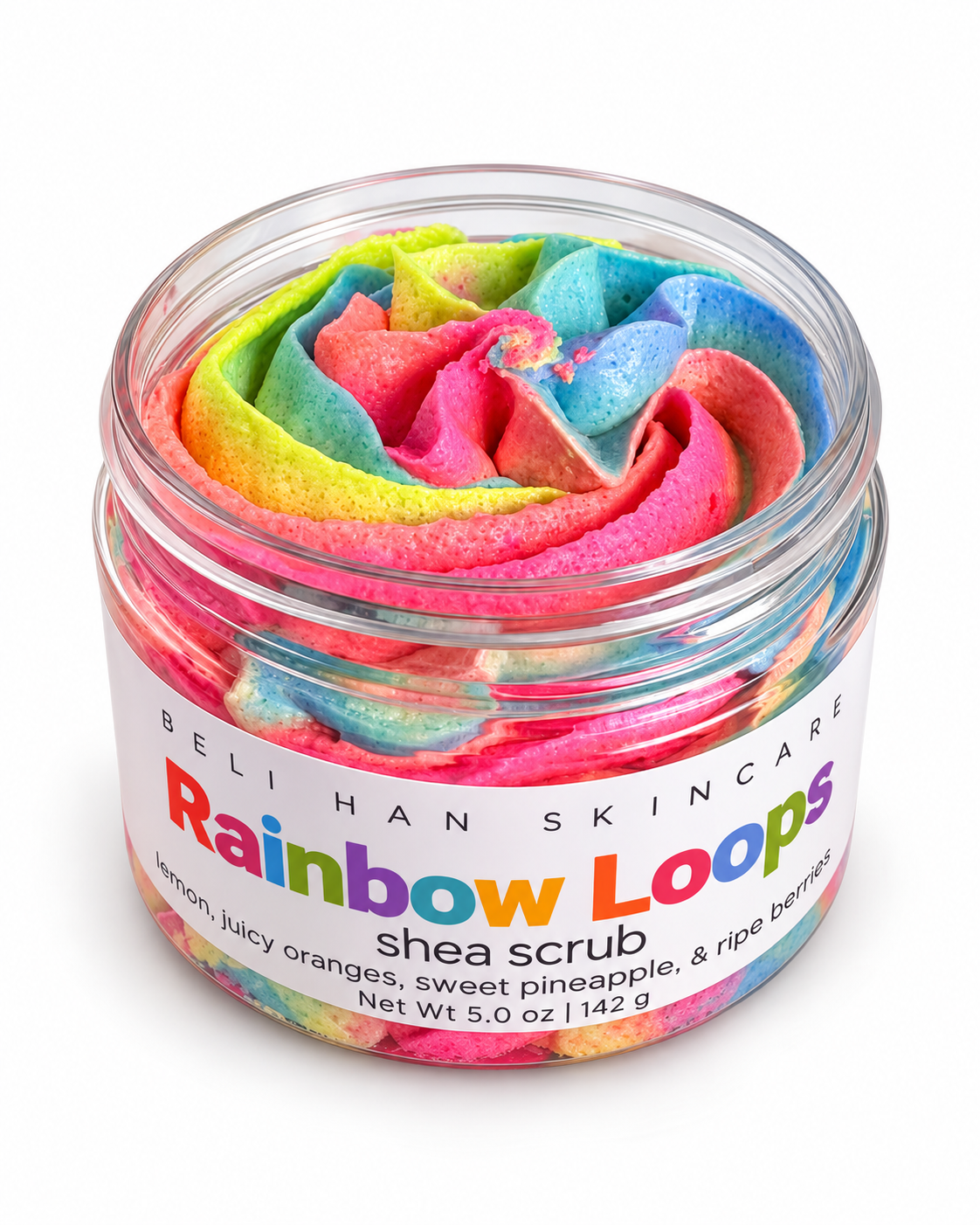 Rainbow Loops Foaming Body Sugar Scrub - Seli Han Skincare
