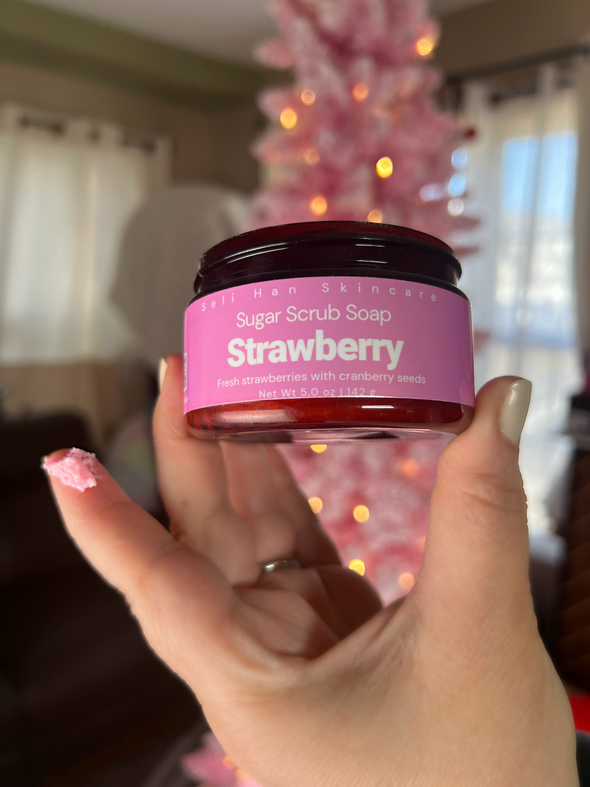 Strawberry Champagne Body Scrub - Seli Han Skincare