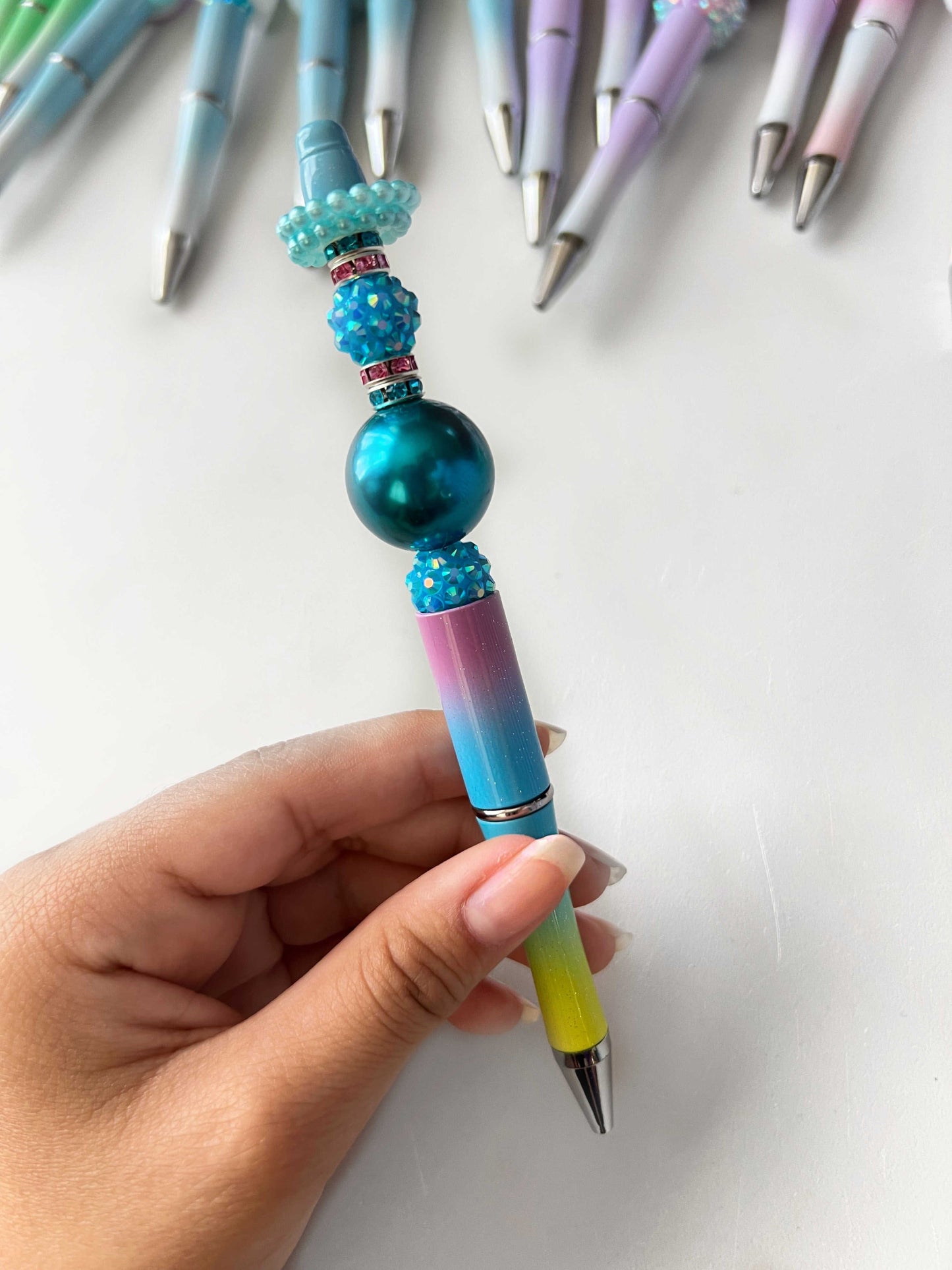 Colorful Beaded Pen #10 - Seli Han Skincare