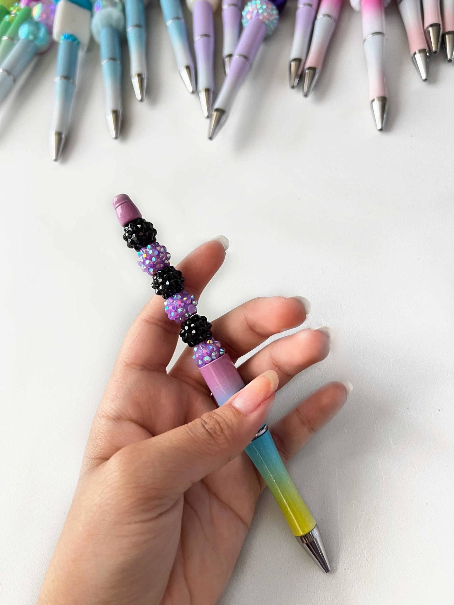 Colorful Beaded Pen #9 - Seli Han Skincare