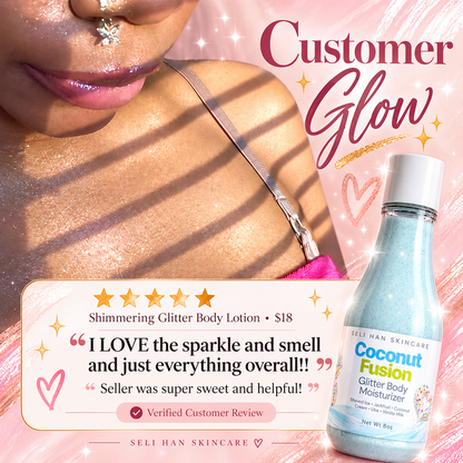 Sparkly Body Lotion - Seli Han Skincare 