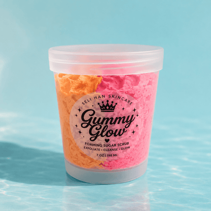 Gummy Glow Foaming Sugar Scrub - Seli Han Skincare 