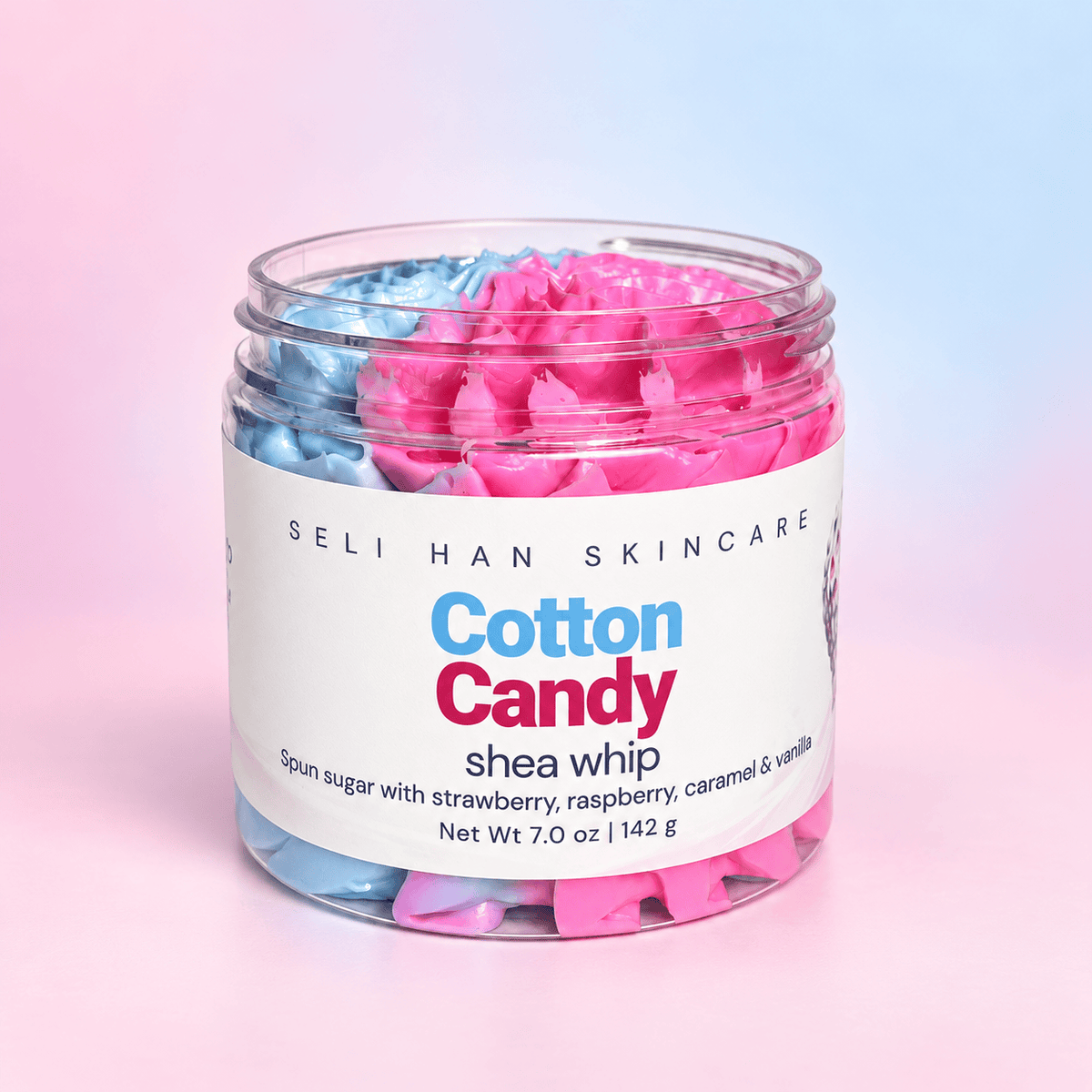 COTTON CANDY SHEA WHIP BODY BUTTERCREAM - Seli Han Skincare 