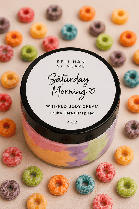 Shea Whip Body Butter Cream - Rainbow Loops - Seli Han Skincare 