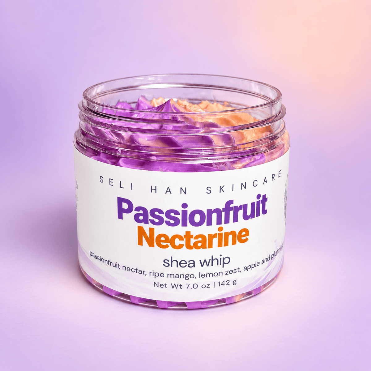 PASSIONFRUIT NECTARINE SHEA WHIP BODY BUTTERCREAM - Seli Han Skincare 