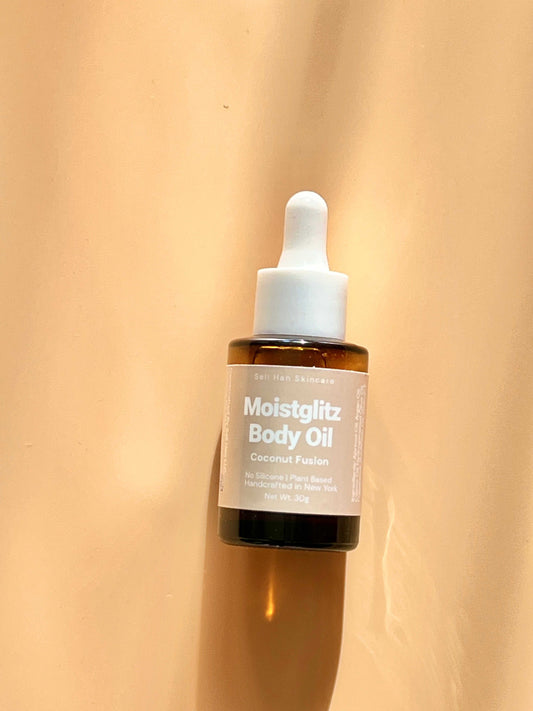 Coconut Fusion Glimmer Body Oil - Seli Han Skincare 