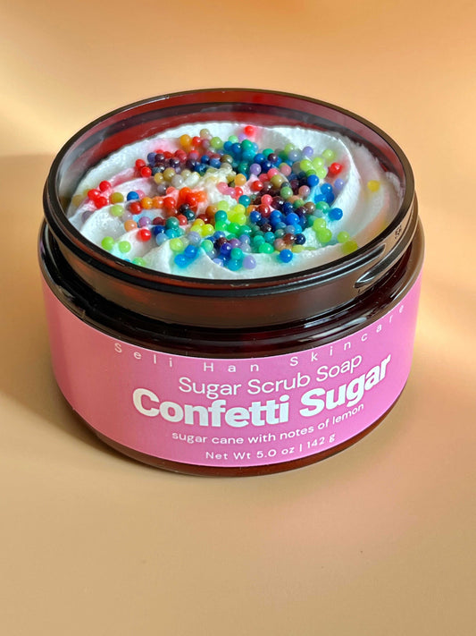 Confetti Sugar Body Scrub - Seli Han Skincare 