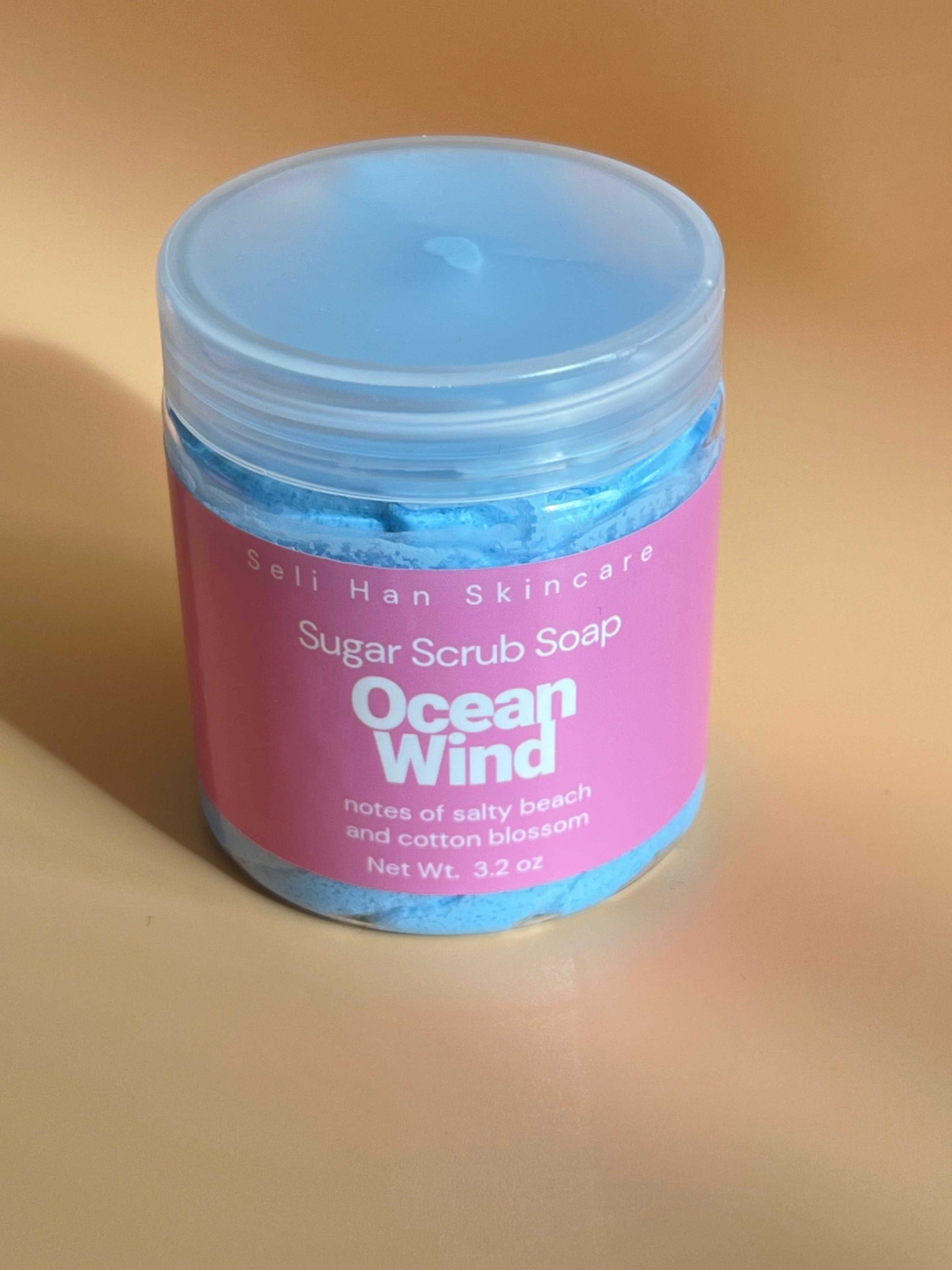 Ocean Wind Foaming Body Sugar Scrub - Seli Han Skincare 