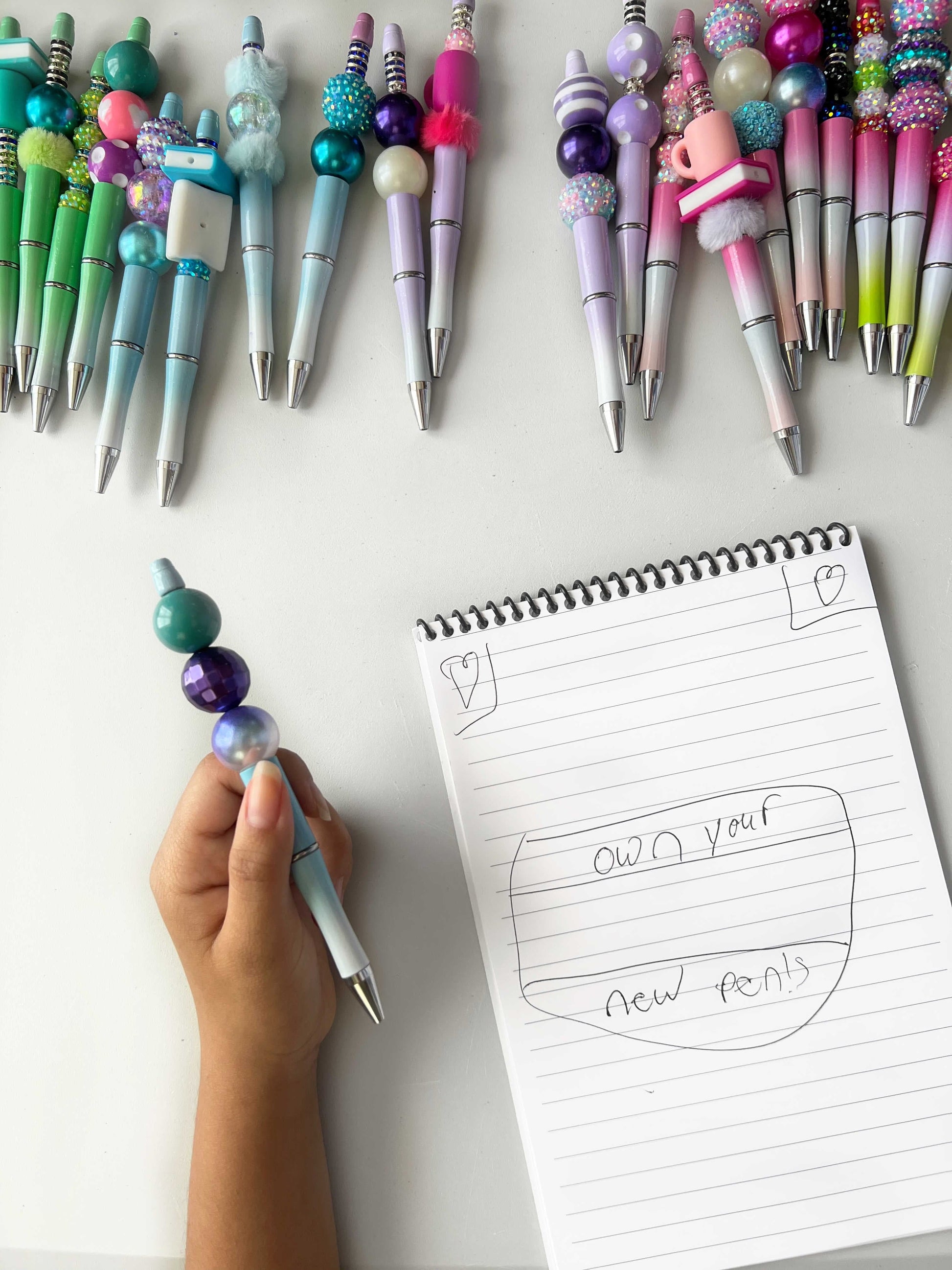 Colorful Beaded Pen #14 - Seli Han Skincare 